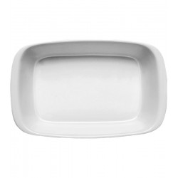 Forma 22,5cm Comprimento Por 14cm 700 ML Refratário Porcelana Germer